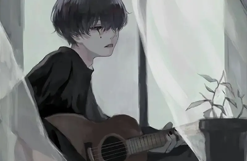 Ảnh anime nam cô đơn 43
