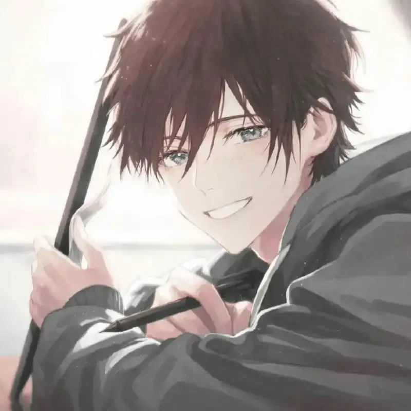 Ảnh anime nam cười 4