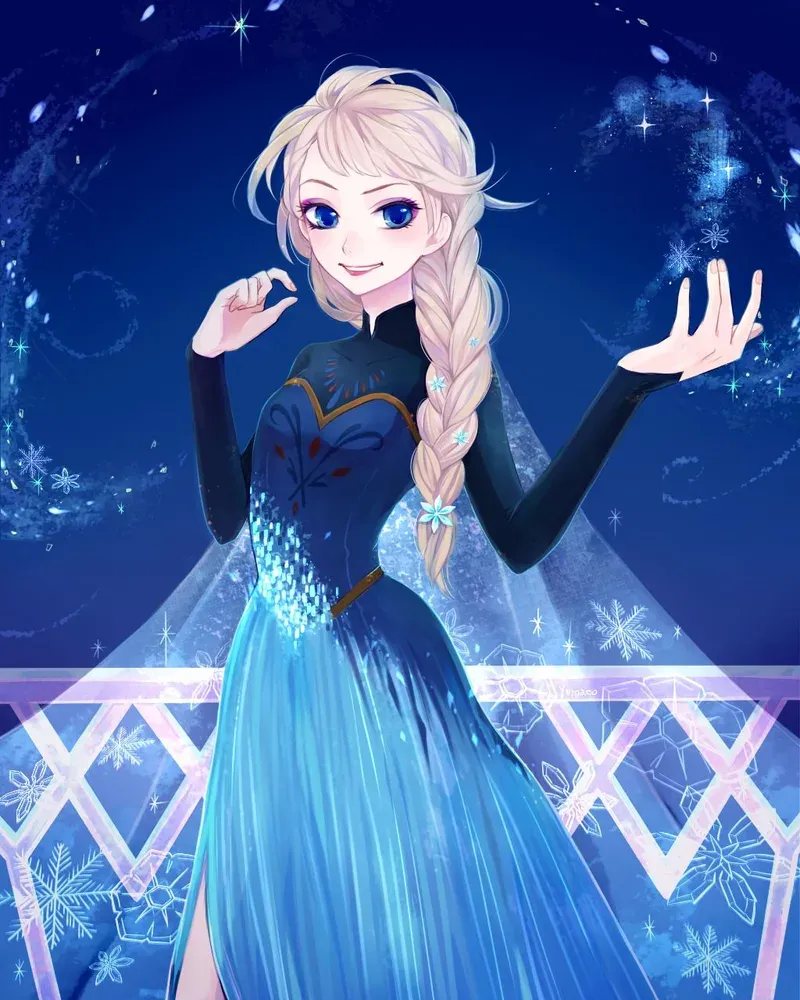 ảnh công chúa elsa chibi 2