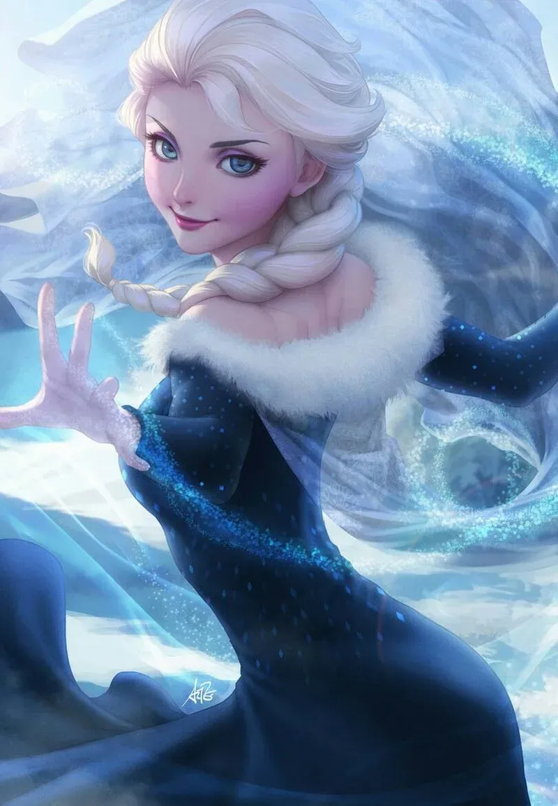 ảnh công chúa elsa chibi 11