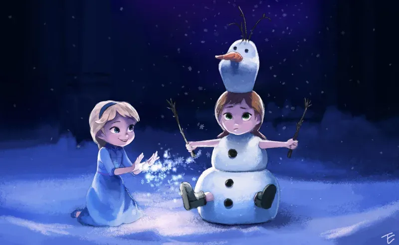 ảnh công chúa elsa chibi 14
