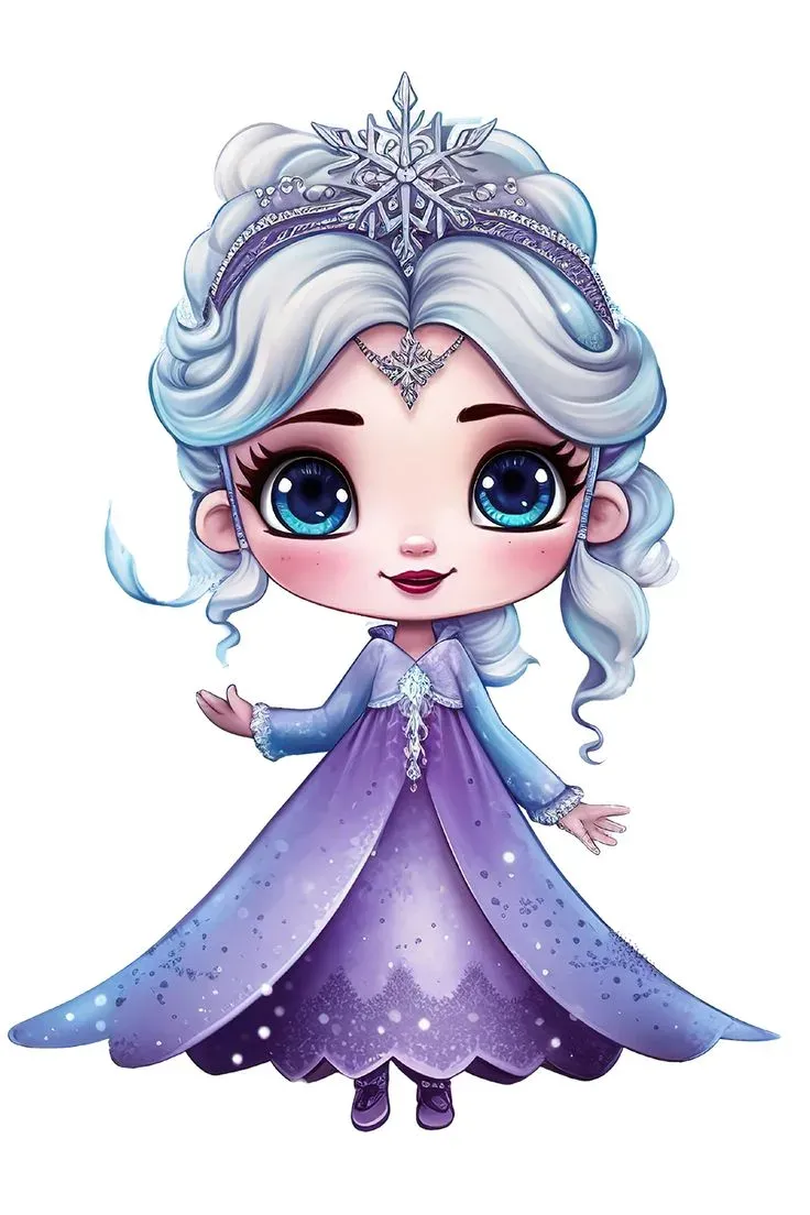 ảnh công chúa elsa chibi 15