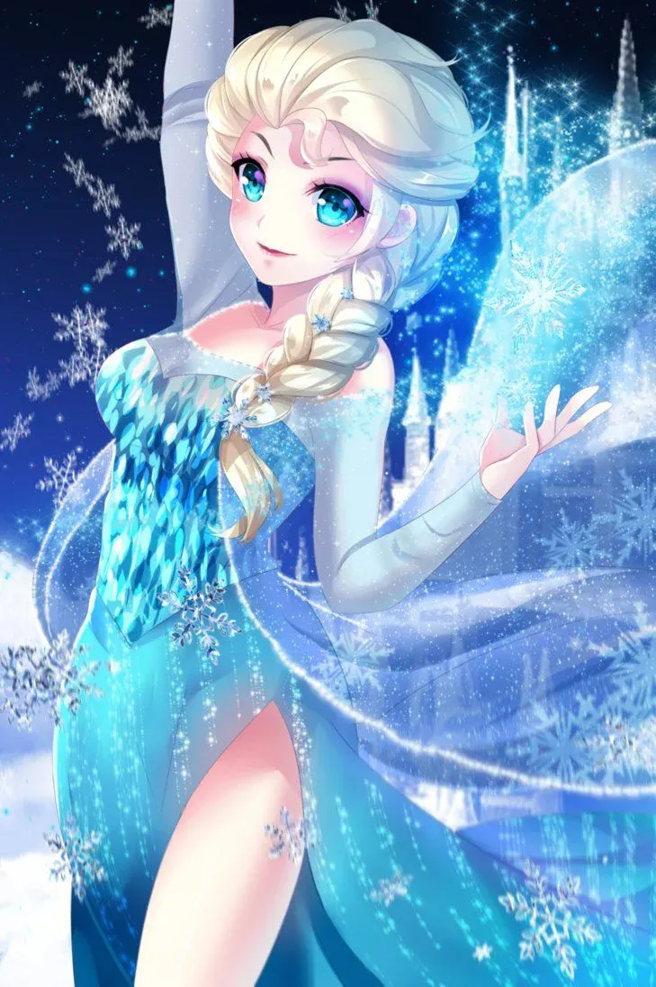 ảnh công chúa elsa chibi 16