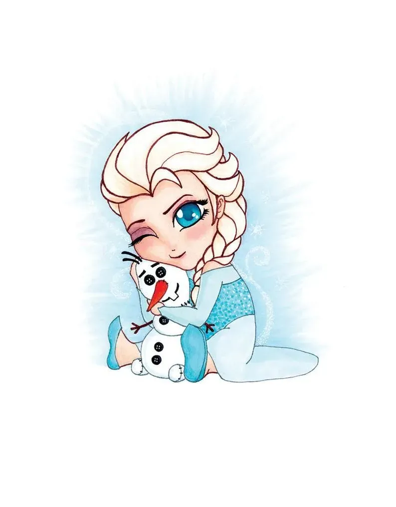 ảnh công chúa elsa chibi 21