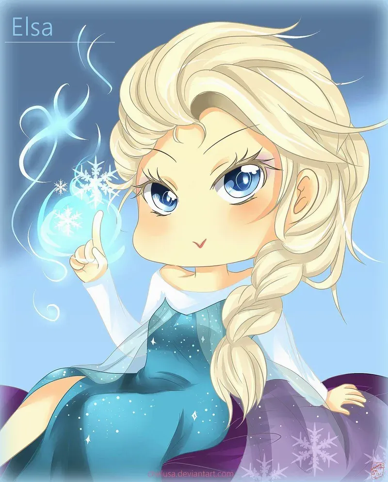 ảnh công chúa elsa chibi 26