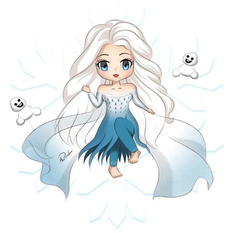 ảnh công chúa elsa chibi 28