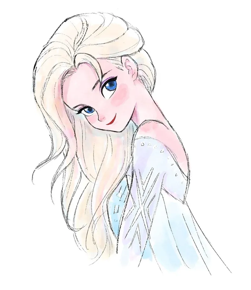 ảnh công chúa elsa chibi 32