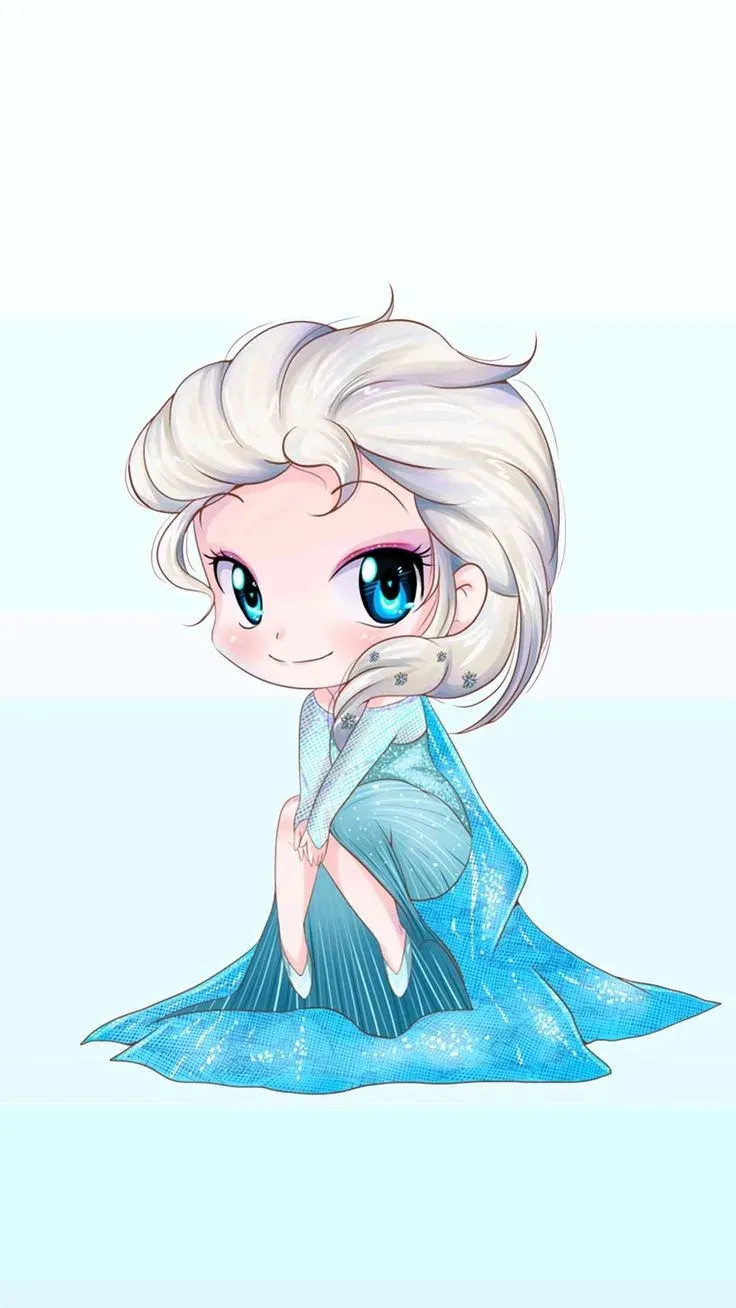 ảnh công chúa elsa chibi 34