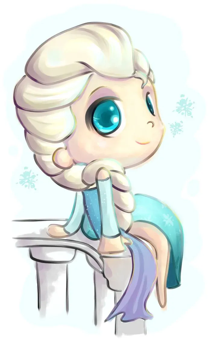 ảnh công chúa elsa chibi 36