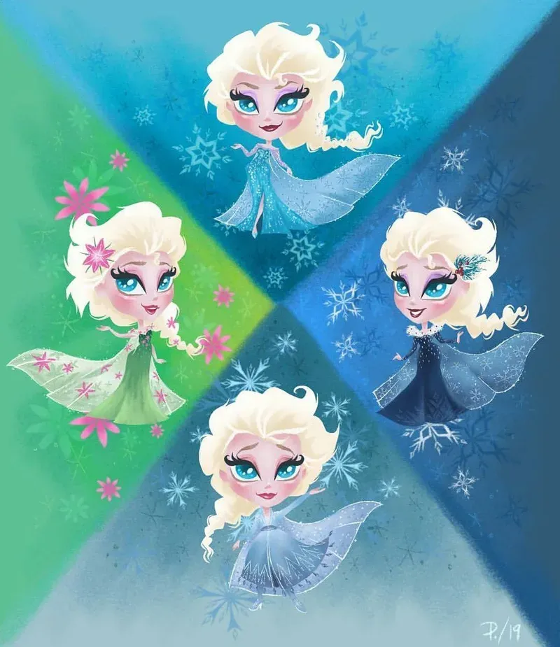 ảnh công chúa elsa chibi 37
