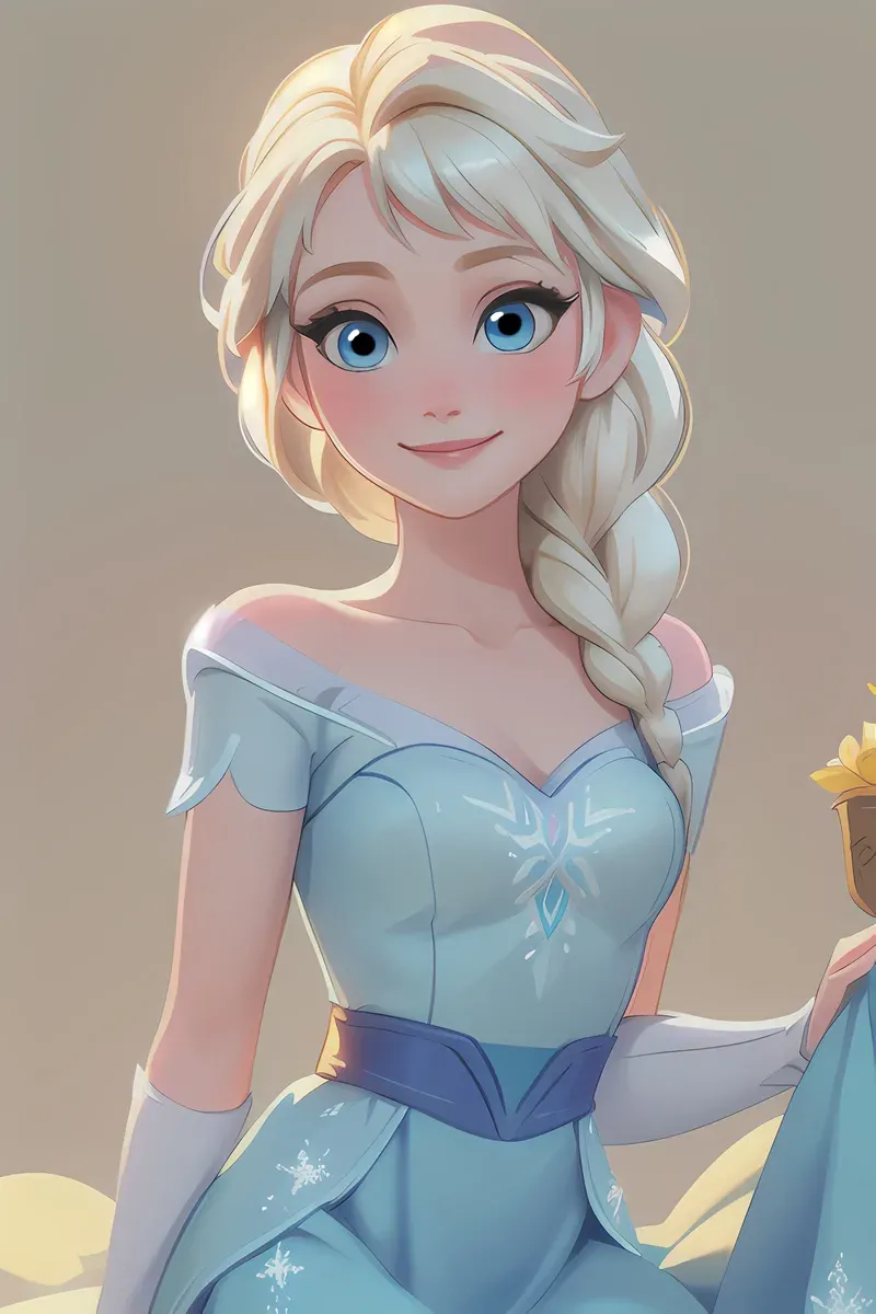 ảnh công chúa elsa chibi 41