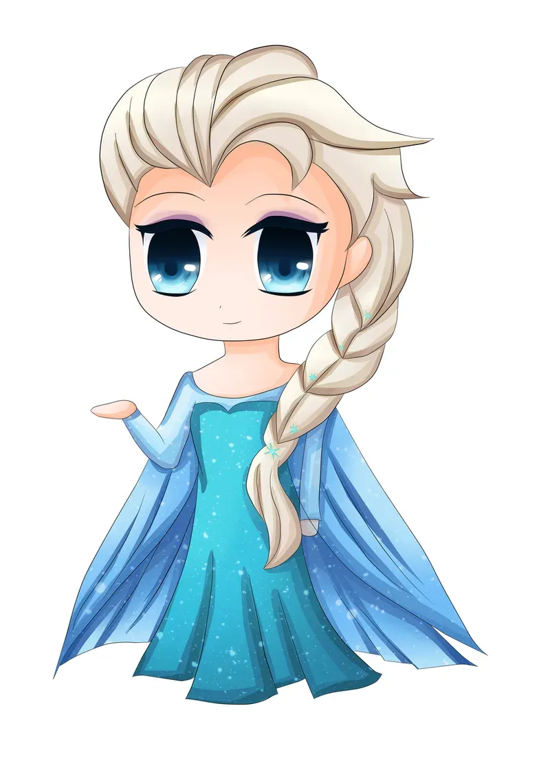 ảnh công chúa elsa chibi 44