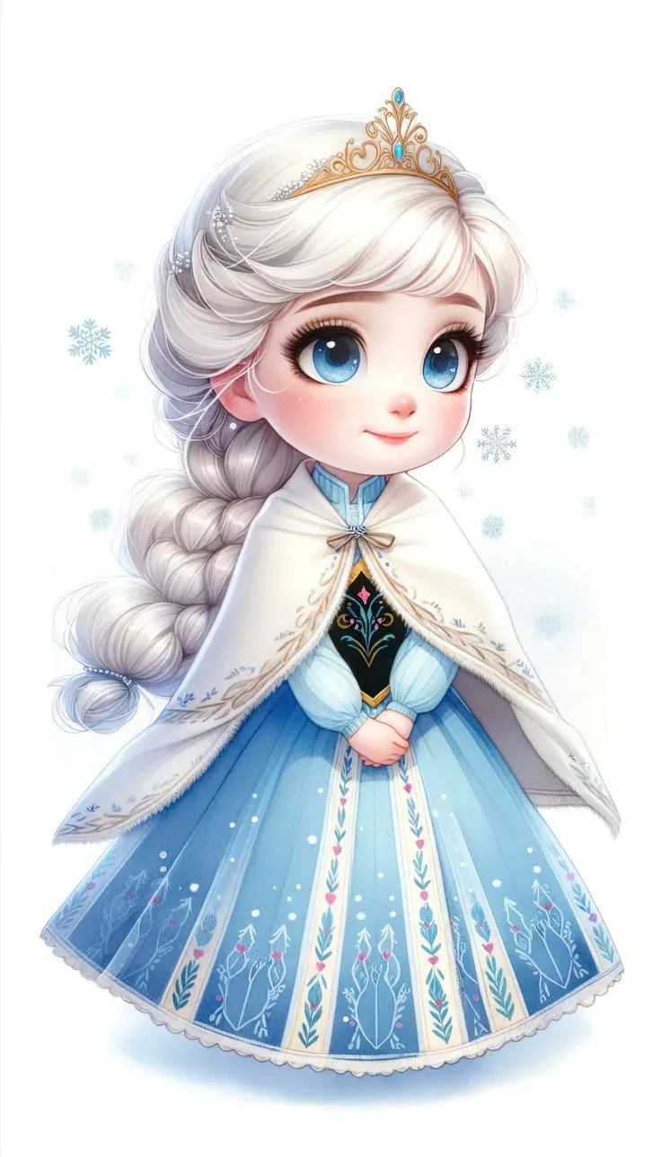ảnh công chúa elsa chibi 45