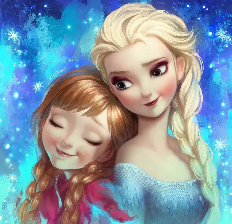 ảnh công chúa elsa chibi 47
