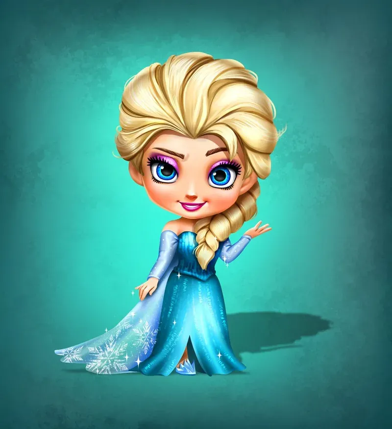 ảnh công chúa elsa chibi 48