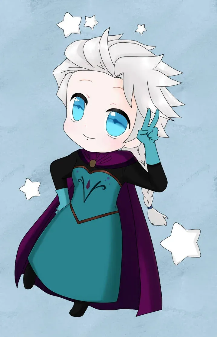ảnh công chúa elsa chibi 51
