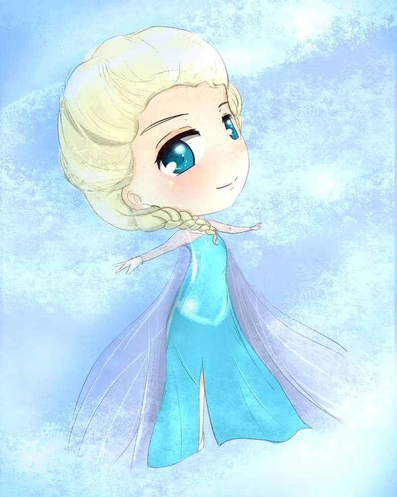 ảnh công chúa elsa chibi 52