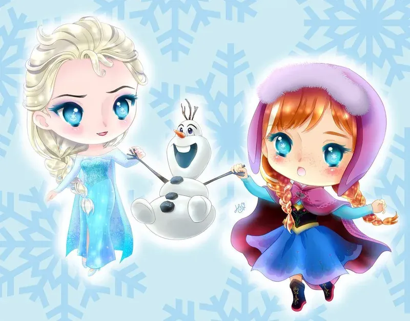 ảnh công chúa elsa chibi 54