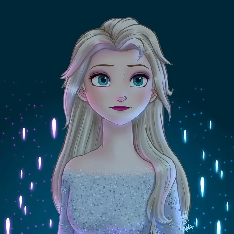 ảnh công chúa elsa chibi 58