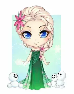 ảnh công chúa elsa chibi 61