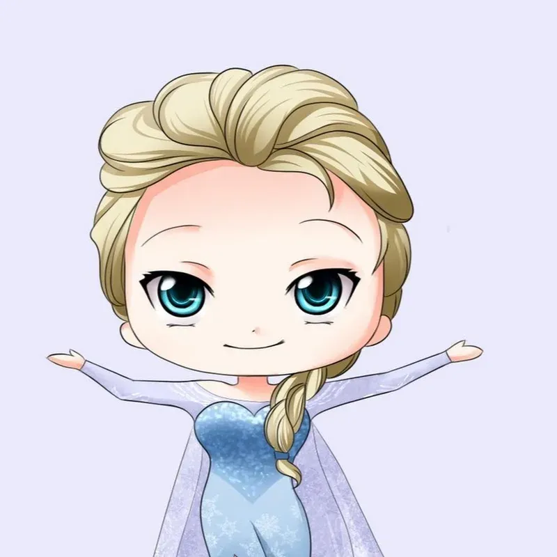 ảnh công chúa elsa chibi 63