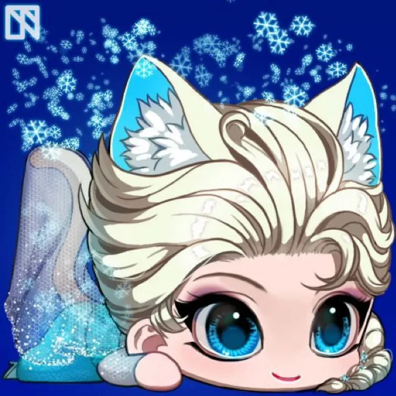 ảnh công chúa elsa chibi 65