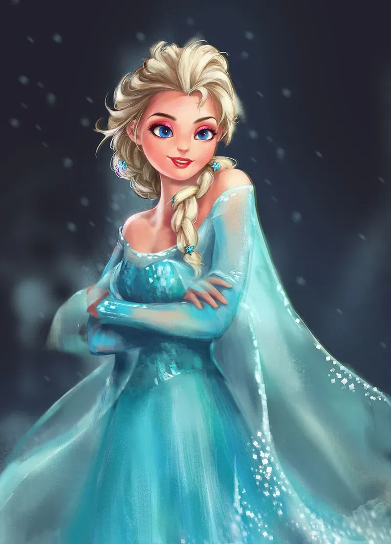 ảnh công chúa elsa chibi 66
