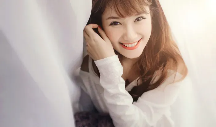 gái xinh cười 30
