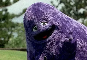 grimace shake meme 8