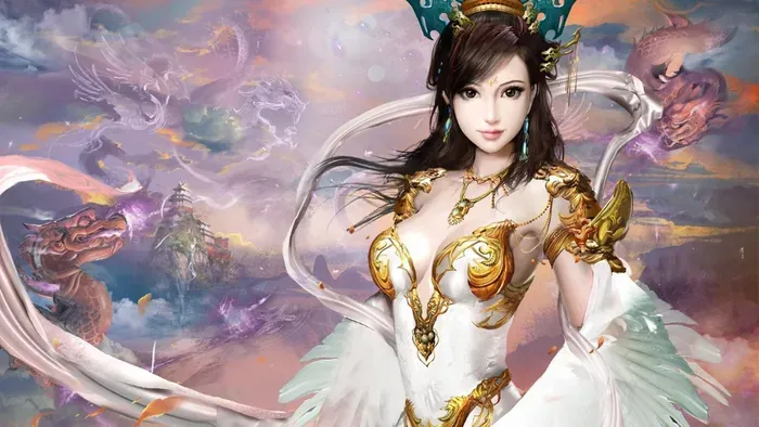 hình nền gái xinh 3D 16