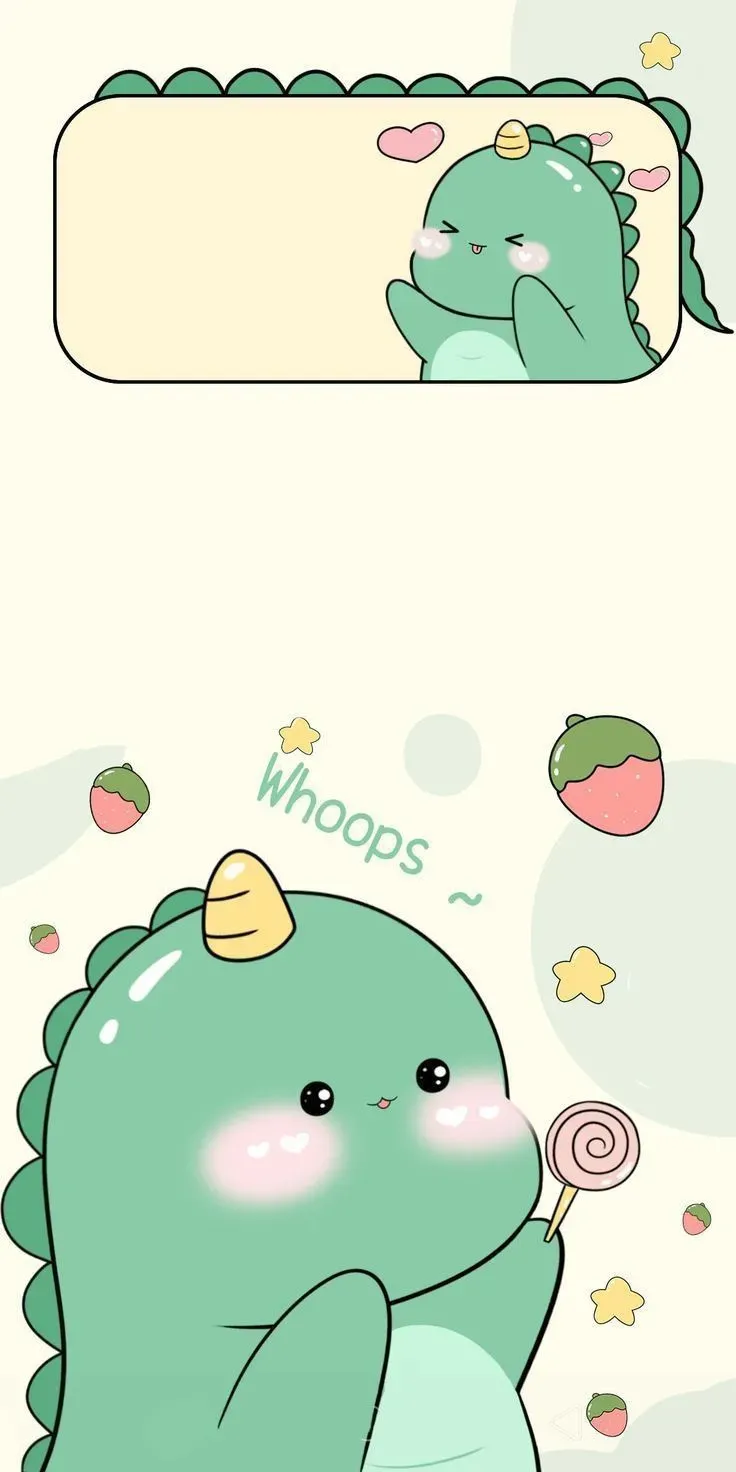 hình nền khủng long cute 15