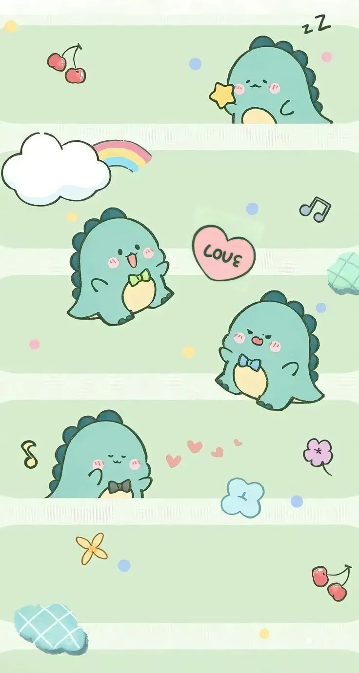 hình nền khủng long cute 19