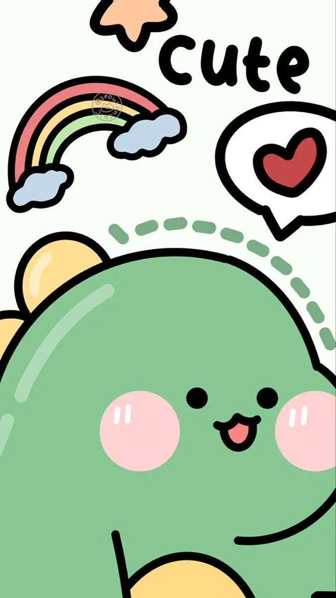 hình nền khủng long cute 30