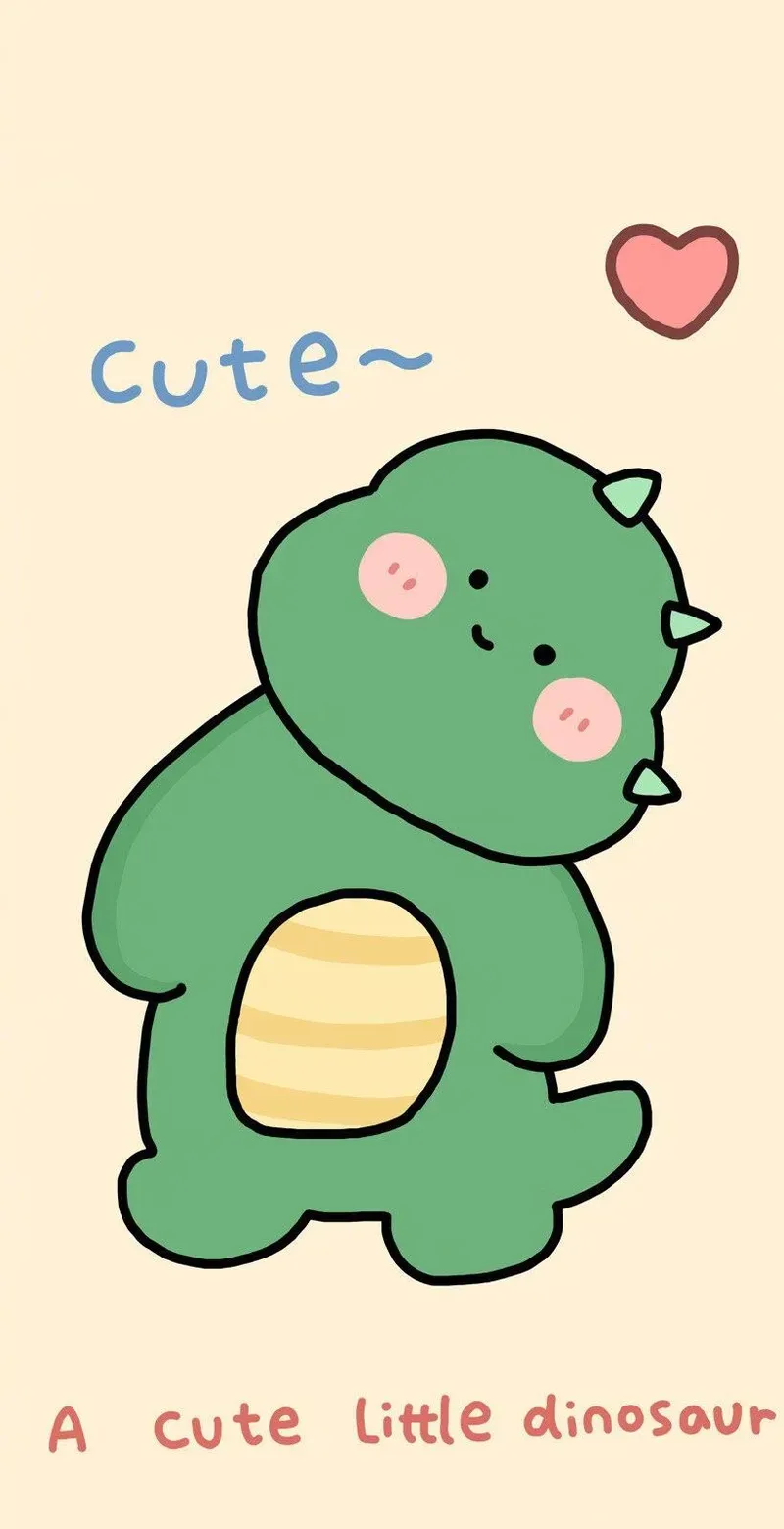 hình nền khủng long cute 44