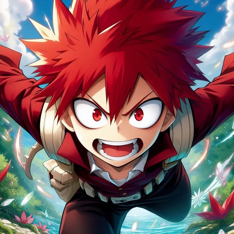 Chàng trai nhiệt huyết Eijiro Kirishima anime xuất hiện