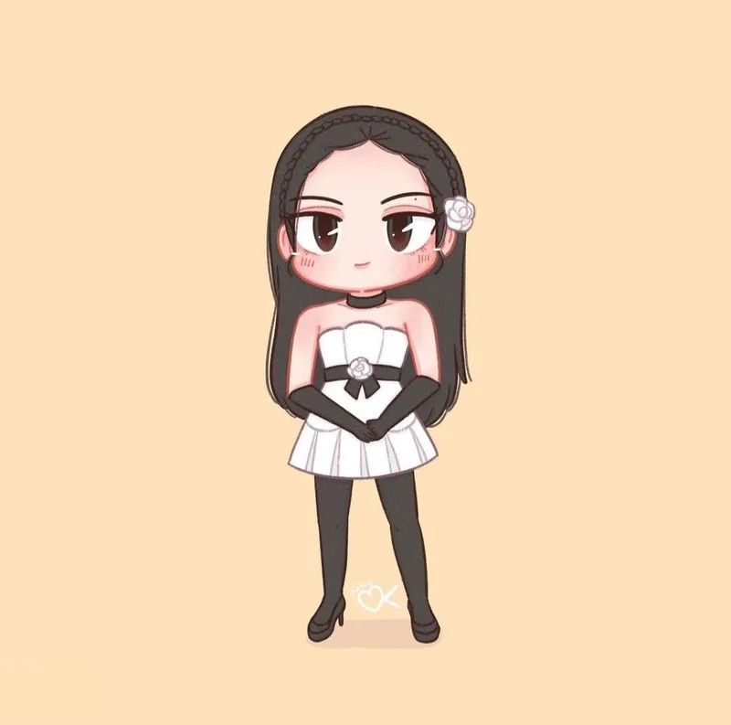 Khoảnh khắc tình bể bình của cặp đôi Jisoo Blackpink chibi Jennie