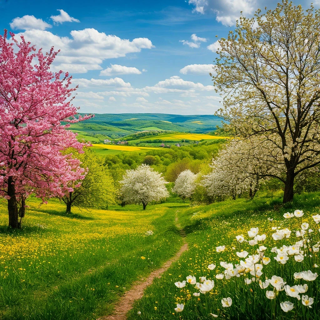 Ngắm nhìn sự hồi sinh kỳ diệu của vạn vật qua ảnh phong cảnh mùa xuân