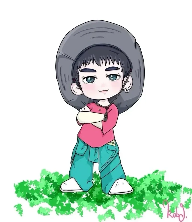 Tan chảy trái tim fan với vẻ dễ thương ảnh Quang Hùng MasterD chibi