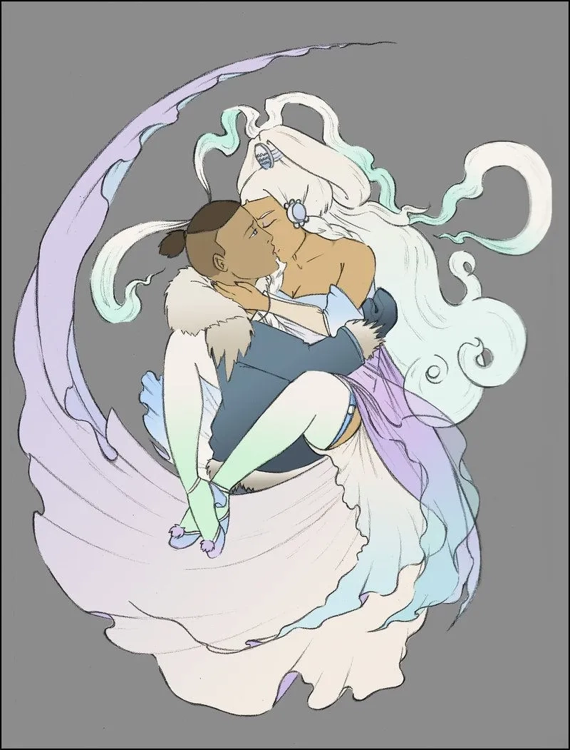 Chuyện tình đẫm nước mắt của Sokka và Yue Avatar Bắc Thủy Tộc