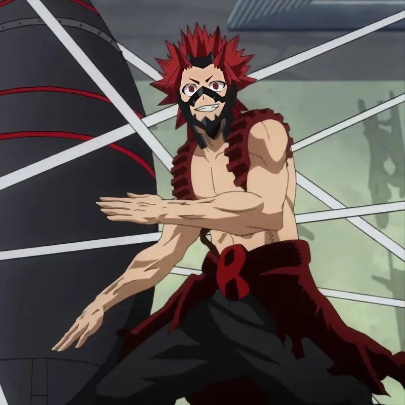 Tan chảy trước nụ cười răng cá mập chibi Eijiro Kirishima dễ thương