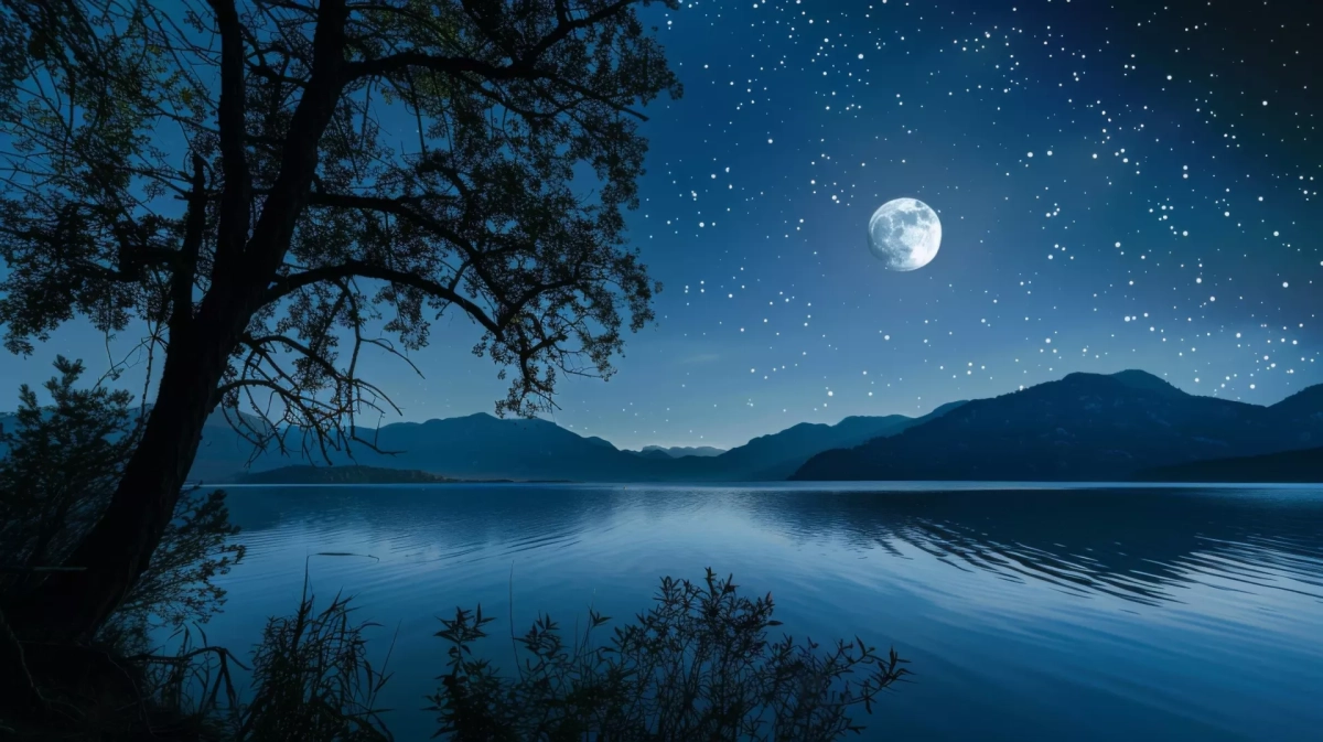 Khung cảnh hẹn hò lý tưởng với phong cảnh trăng sáng lãng mạn