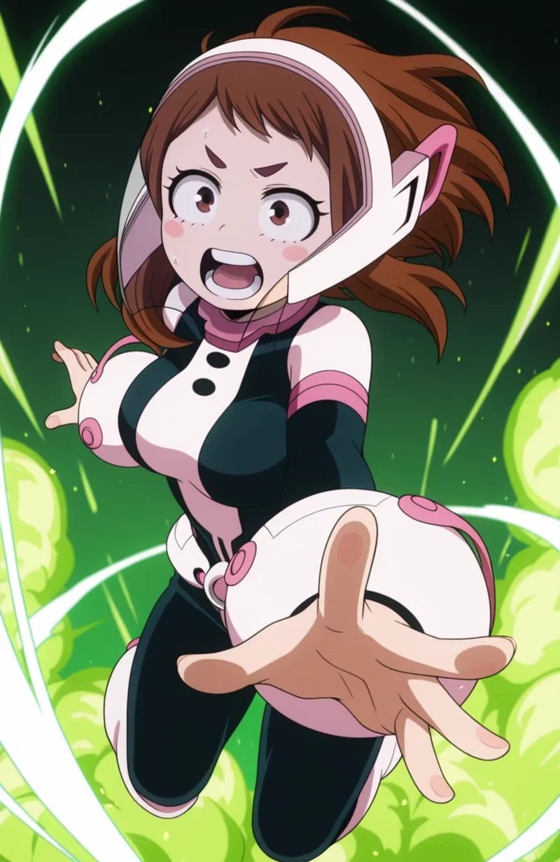 Thử tài hội họa với chủ đề Ochaco Uraraka chibi drawing