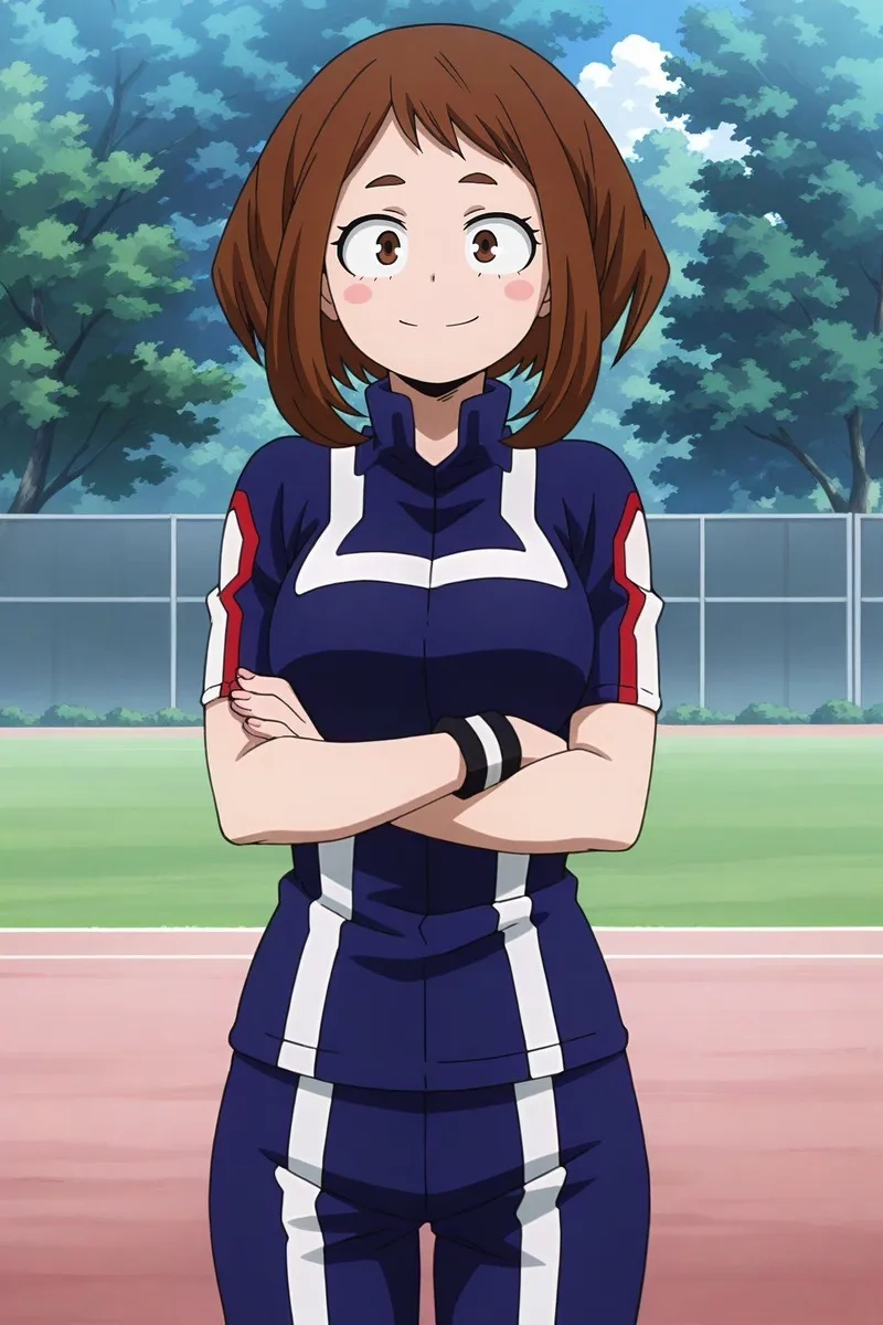 Sáng tạo phong cách mới lạ cùng Ochaco Uraraka chibi art