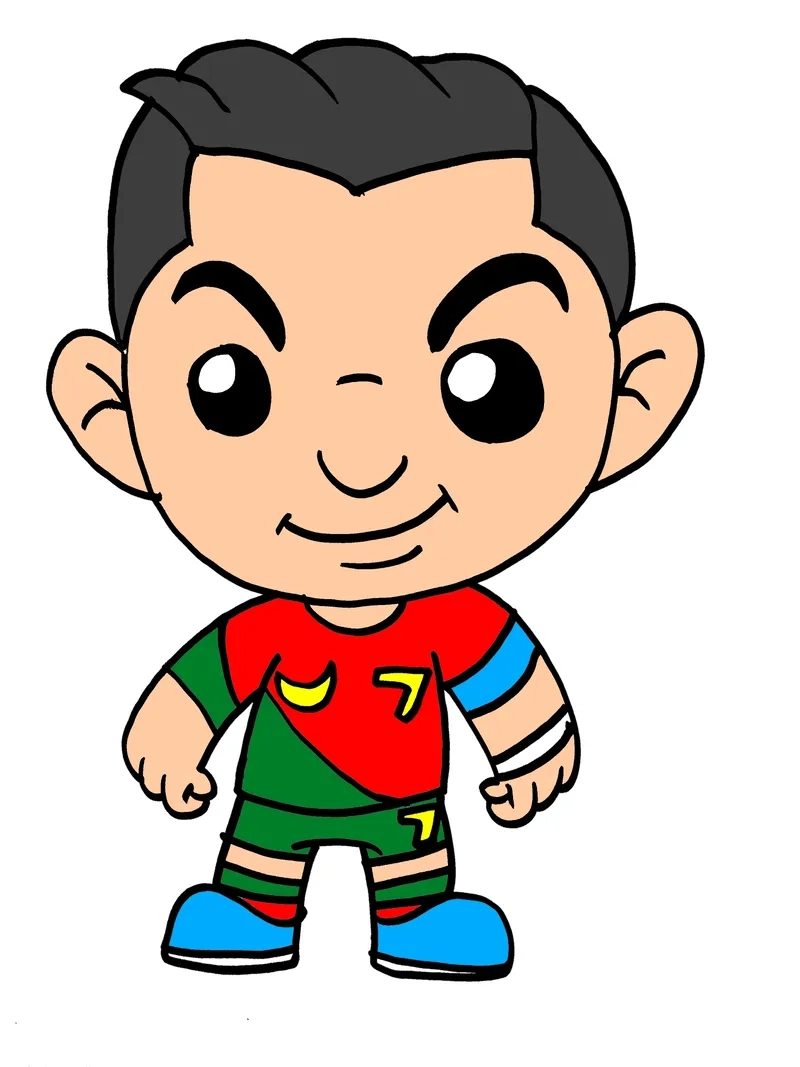 Sáng tạo nghệ thuật fanart qua Cristiano Ronaldo chibi