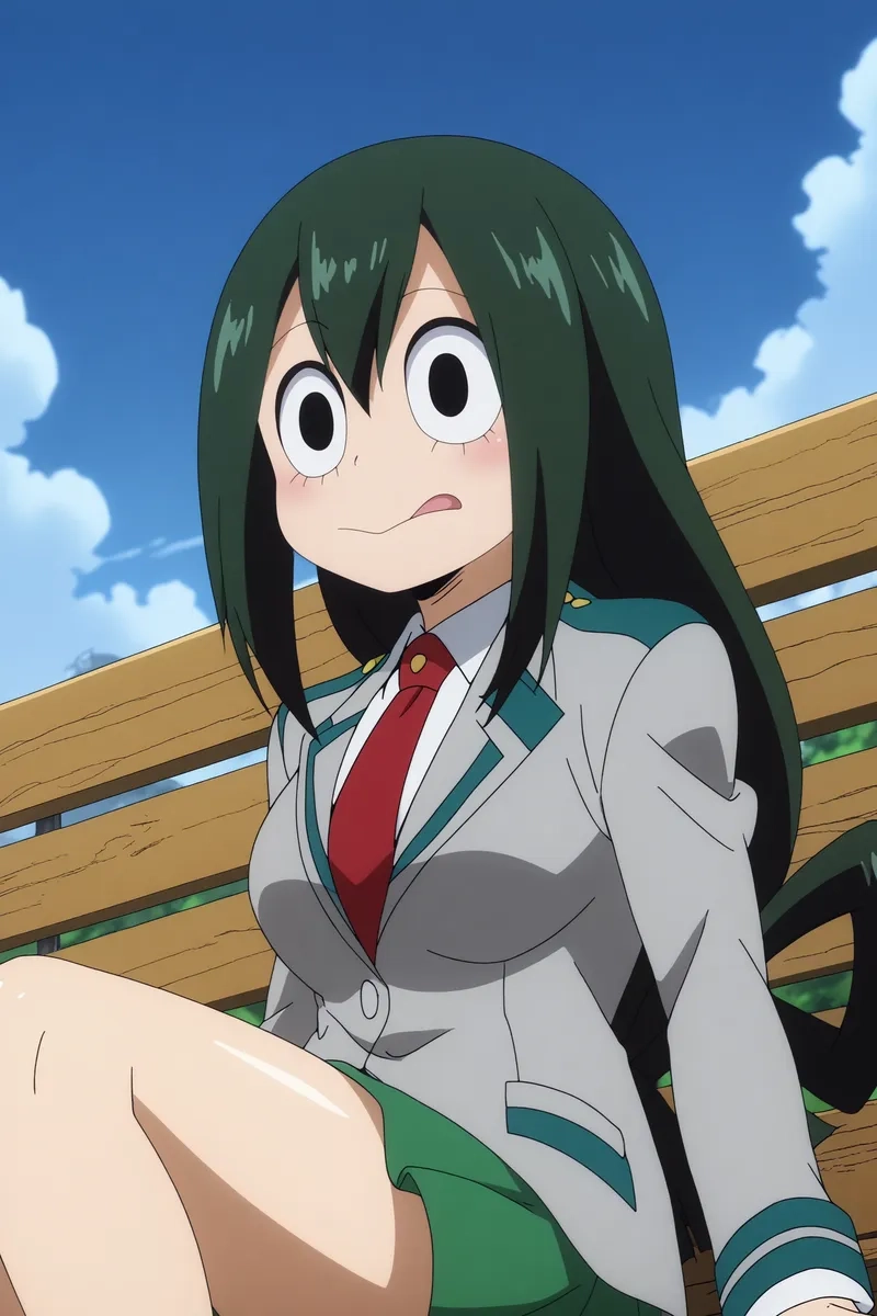 Biểu cảm khó đỡ trong Tsuyu Asui reaction meme