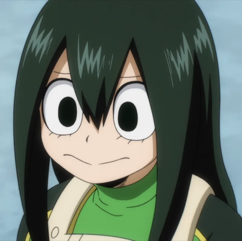 Chế ảnh cực vui với template meme Tsuyu Asui