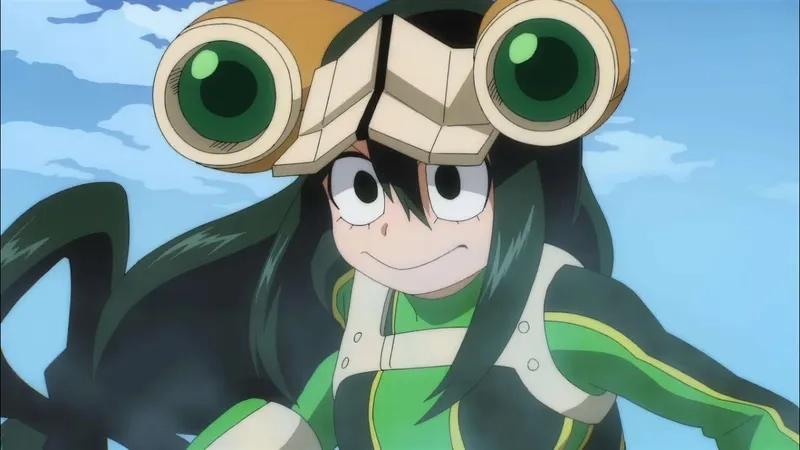 Thế giới anime meme Tsuyu Asui đa dạng sắc thái